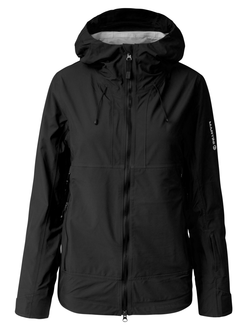 Martini Sportswear - Horizon 3L Jacket W - Hardshell jackets in black - front view - Women