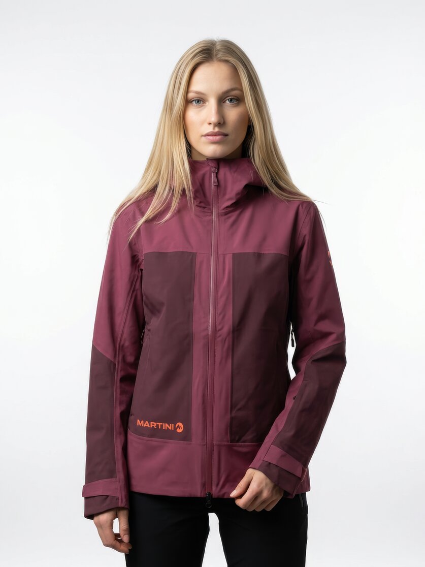Martini Sportswear - Argon 2L Jacket W - Hardshell Jacken in granite-desert - Vorderansicht Model - Damen