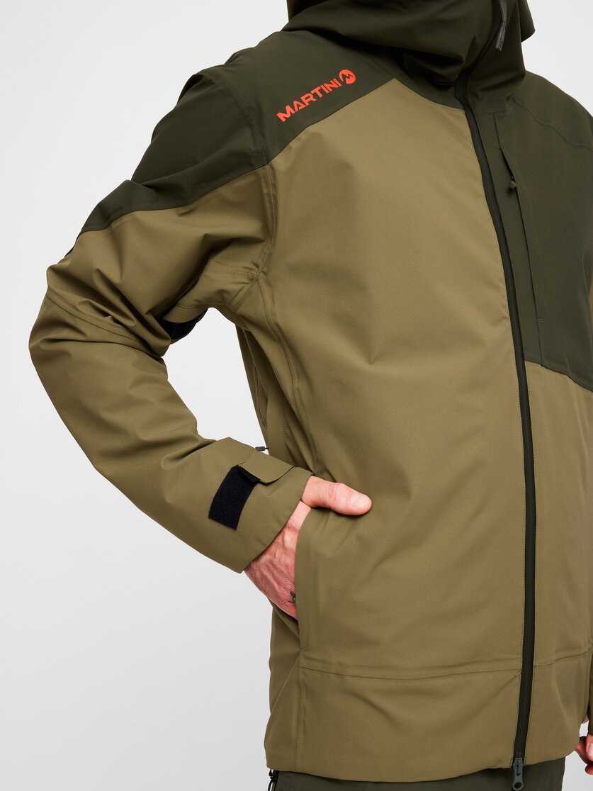 Martini Sportswear - Argon 2L Jacket M - Hardshell jackets in spanish green-olive - Detail 1 - Men