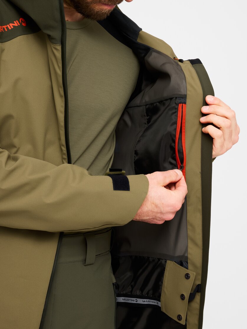 Martini Sportswear - Argon 2L Jacket M - Hardshell jackets in spanish green-olive - Detail 5 - Men