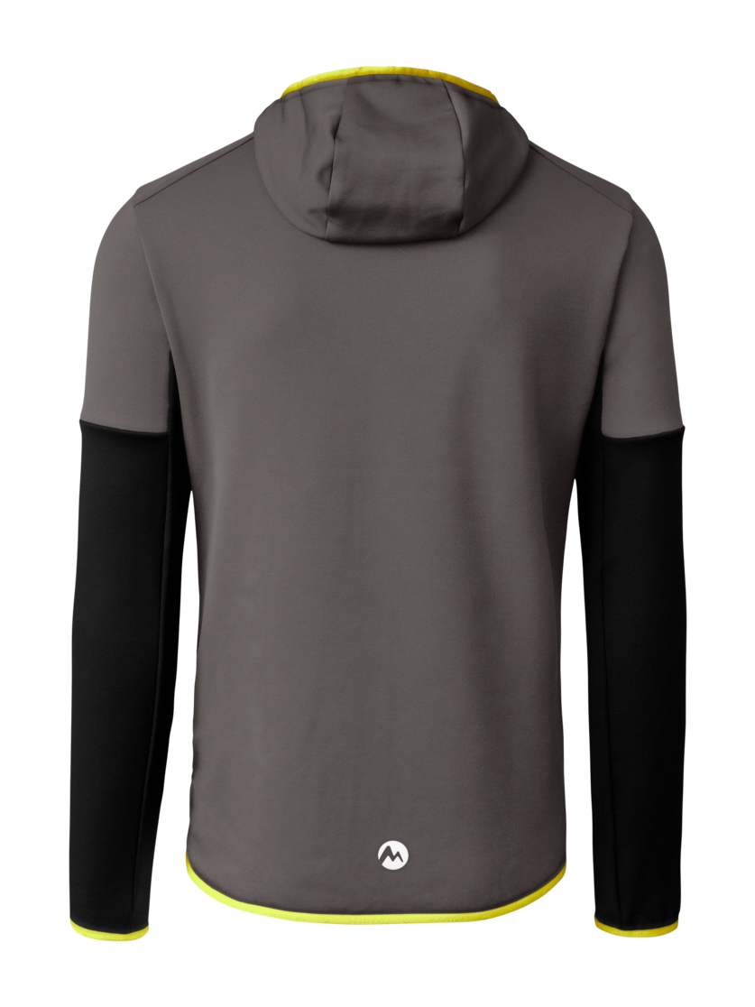 Martini Sportswear - Peakpower Hybrid Windbreaker Jacket M - Hybridjacken in steel-ginger - Rückansicht - Herren