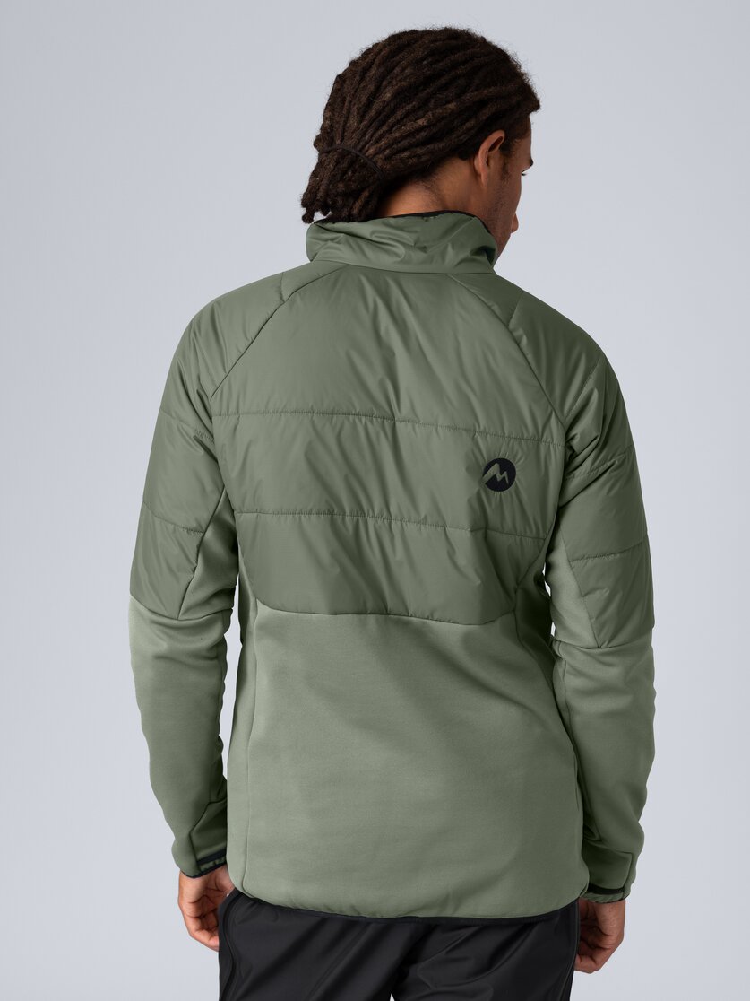 Martini Sportswear - Horizon Hybrid Jacket Primaloft® M - Giacche ibride in seaport-lava - vista laterale modello - Uomo