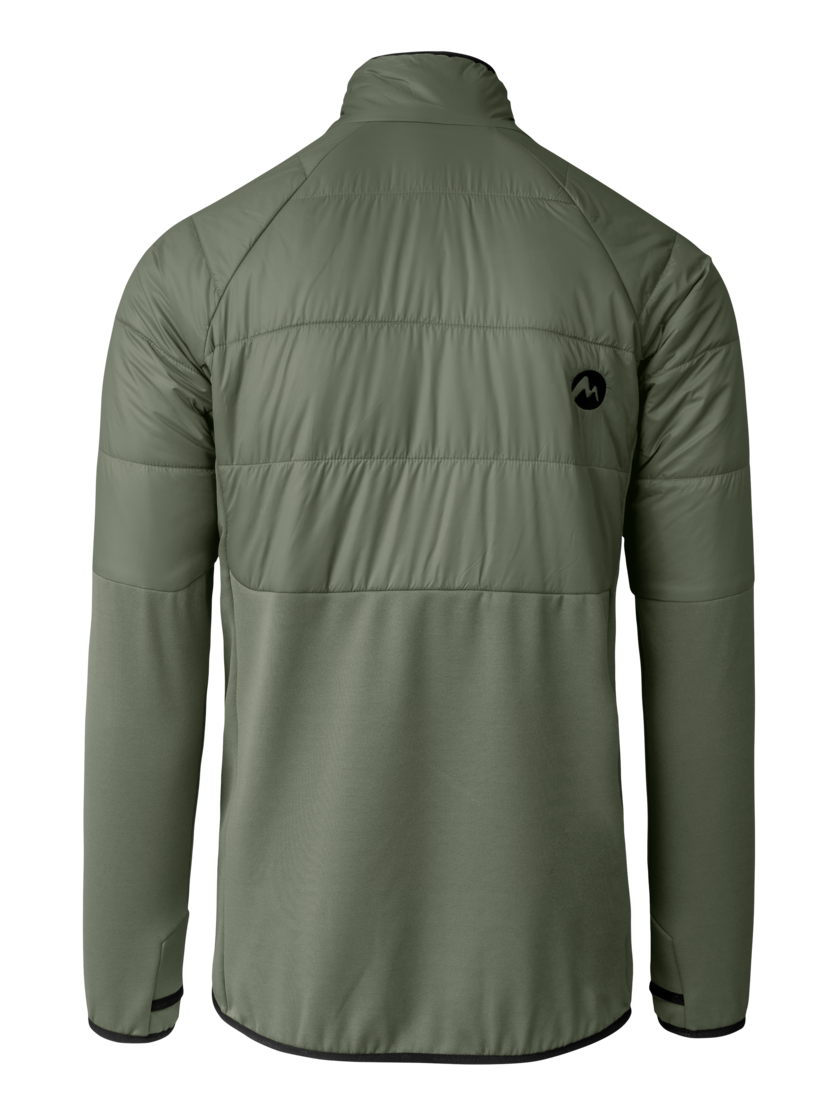Martini Sportswear - Horizon Hybrid Jacket Primaloft® M - Giacche ibride in mosstone-mars - vista posteriore - Uomo
