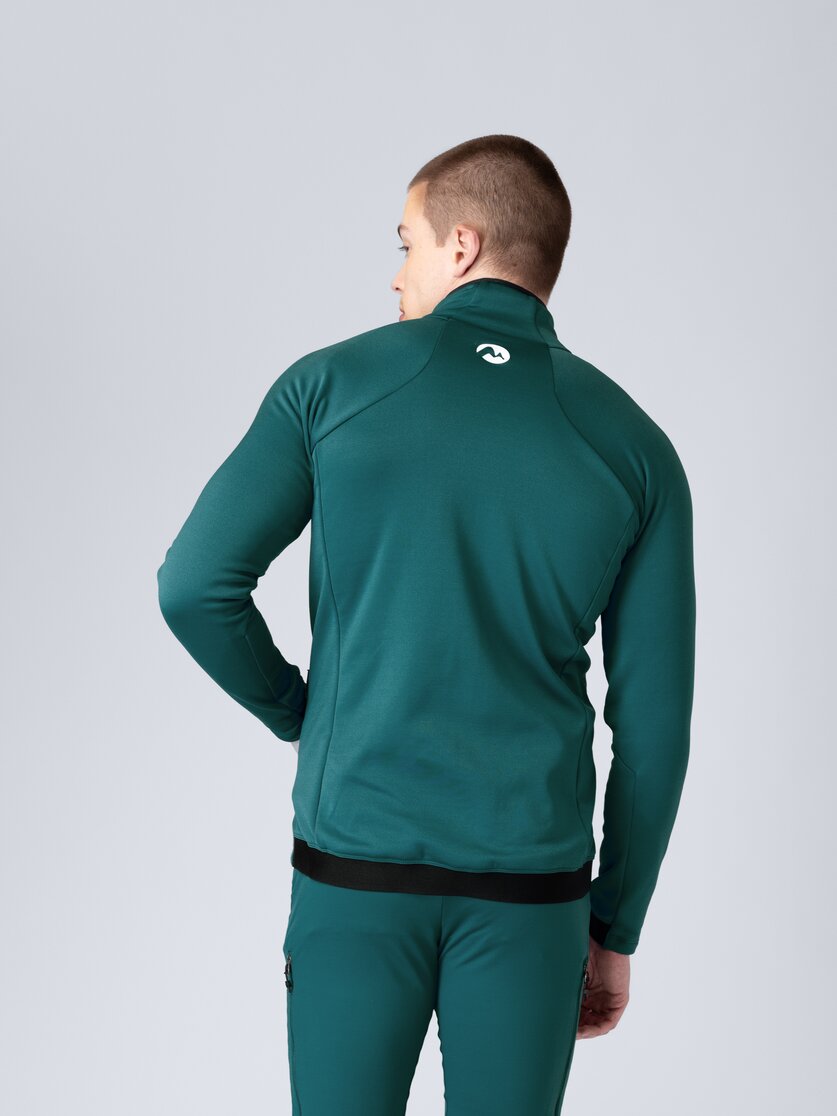 Martini Sportswear - Horizon Midlayer Jacket M - Pile in seaport-lava - vista laterale modello - Uomo