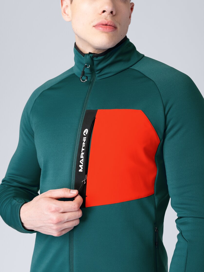 Martini Sportswear - Horizon Midlayer Jacket M - Pile in seaport-lava - Dettaglio 1 - Uomo
