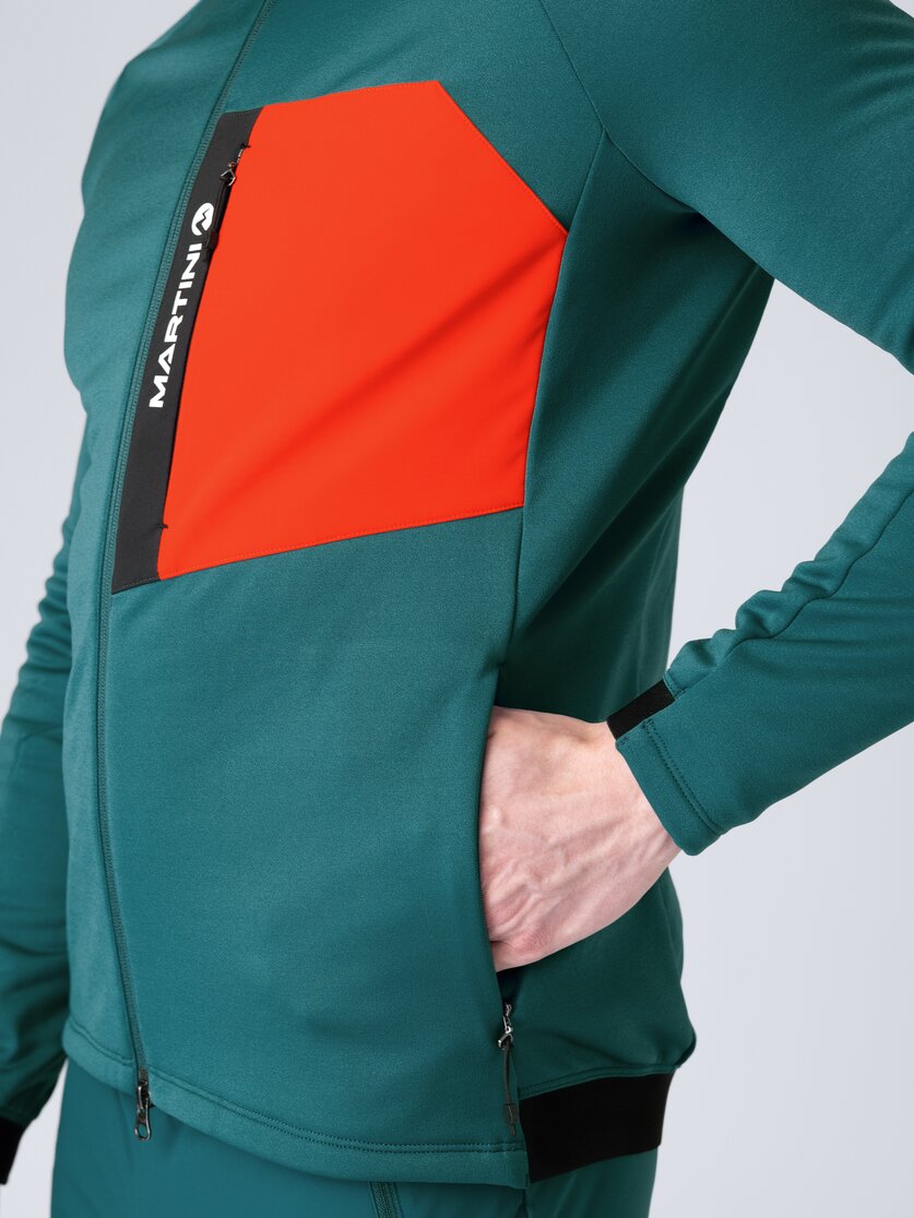 Martini Sportswear - Horizon Midlayer Jacket M - Pile in seaport-lava - Dettaglio 2 - Uomo