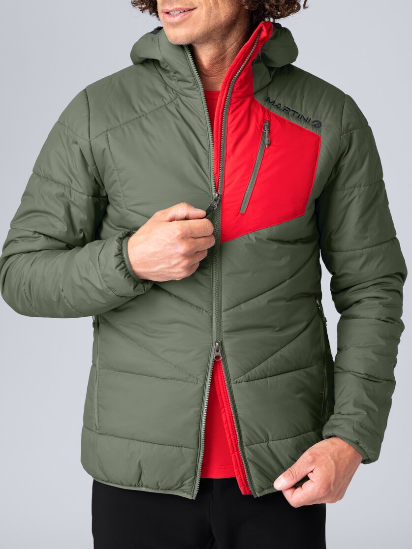 Martini Sportswear - Fullforce Padded Jacket G-LOFT® M - Primaloft & Gloft Jacken in seaport-lava - Detail 3 - Herren