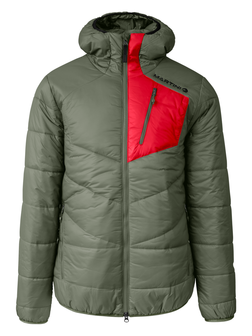 Martini Sportswear - Fullforce Padded Jacket G-LOFT® M - Primaloft & Gloft Jacken in mosstone-mars - Vorderansicht - Herren