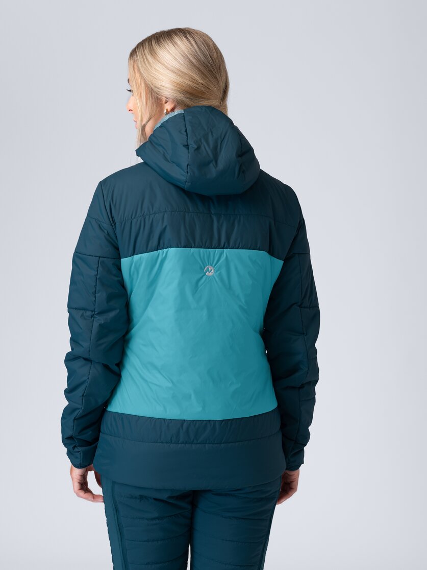 Martini Sportswear - Argon Padded Jacket G-LOFT® W - Primaloft & Gloft Jacken in seaport-scooter - Rückansicht Model - Damen