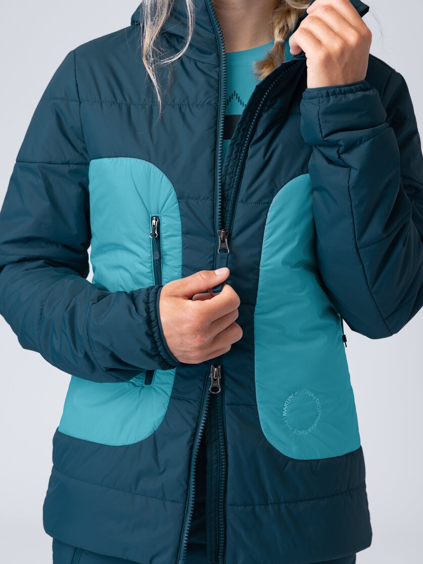 Martini Sportswear - Argon Padded Jacket G-LOFT® W - Primaloft & Gloft Jacken in seaport-scooter - Detail 2 - Damen