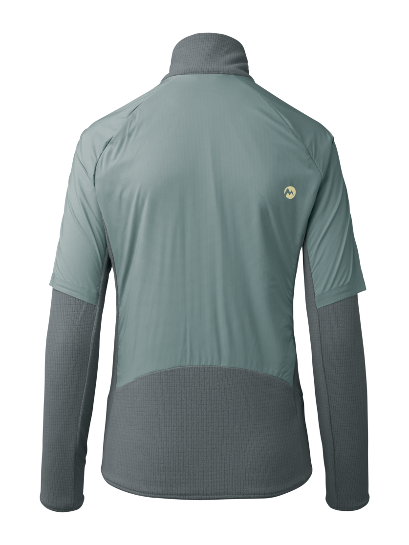 Martini Sportswear - Argon Hybrid Windbreaker Jacket W  - Windbreaker Jacken in misty blue-storm - Rückansicht - Damen