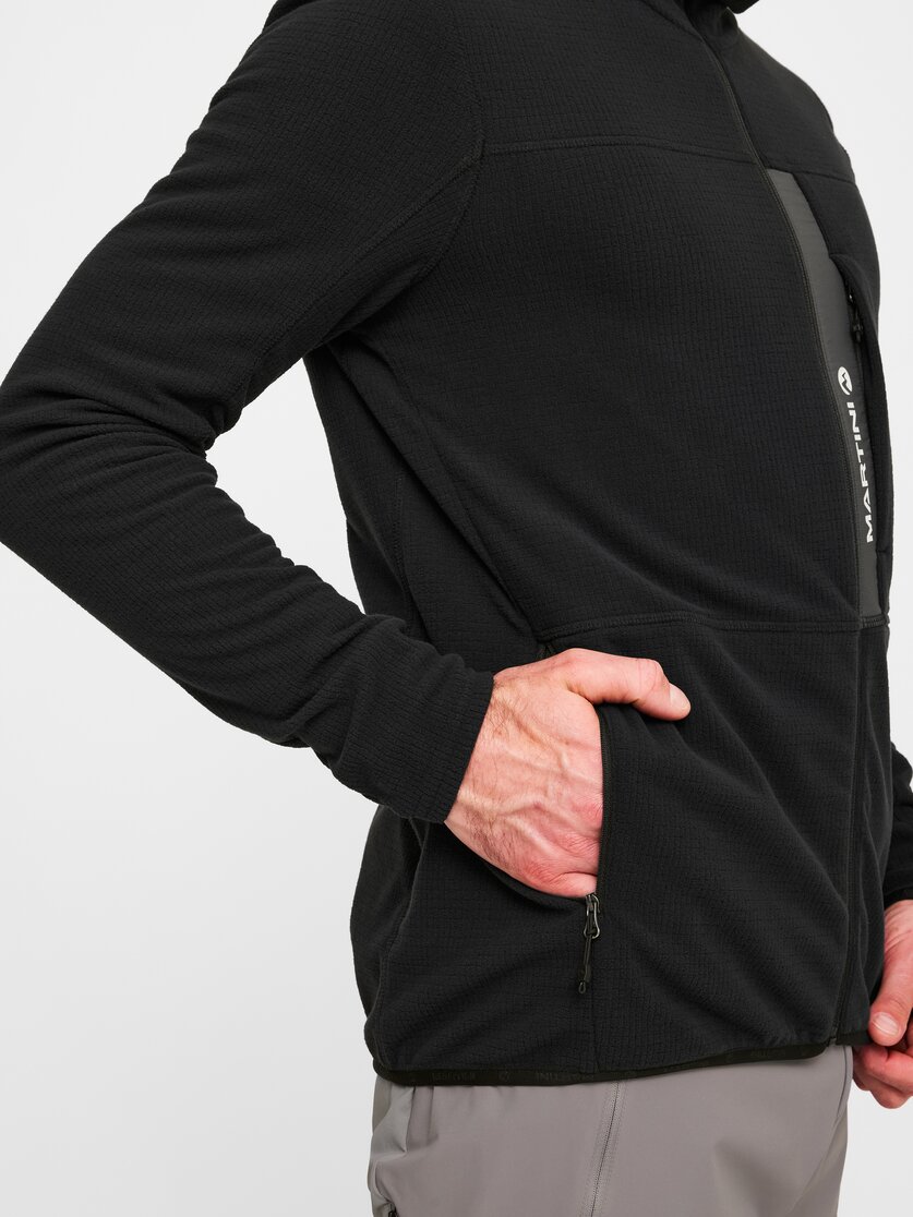 Martini Sportswear - Argon Midlayer Jacket M - Midlayers in black-granite - Detail 2 - Herren