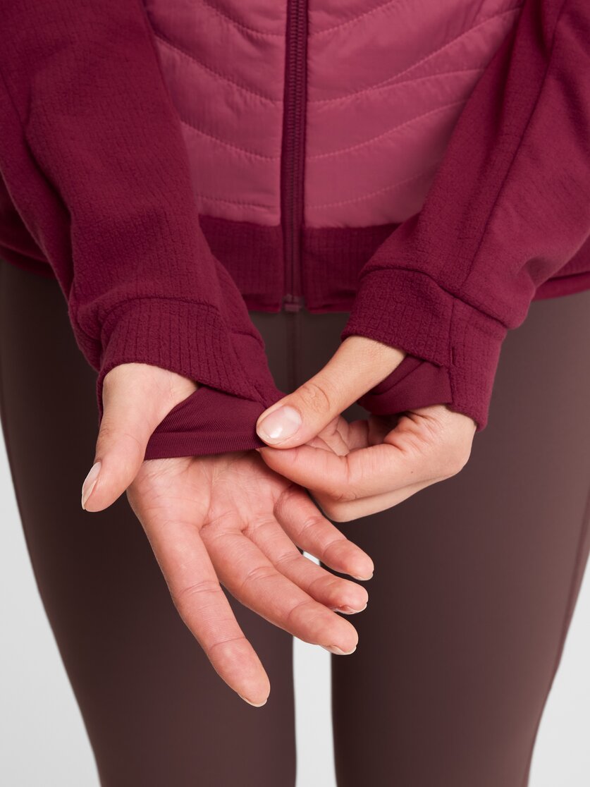 Martini Sportswear - Highventure IN Hybrid Hooded Jacket W  - Hybridjacken in black-granite - Detail 4 - Damen