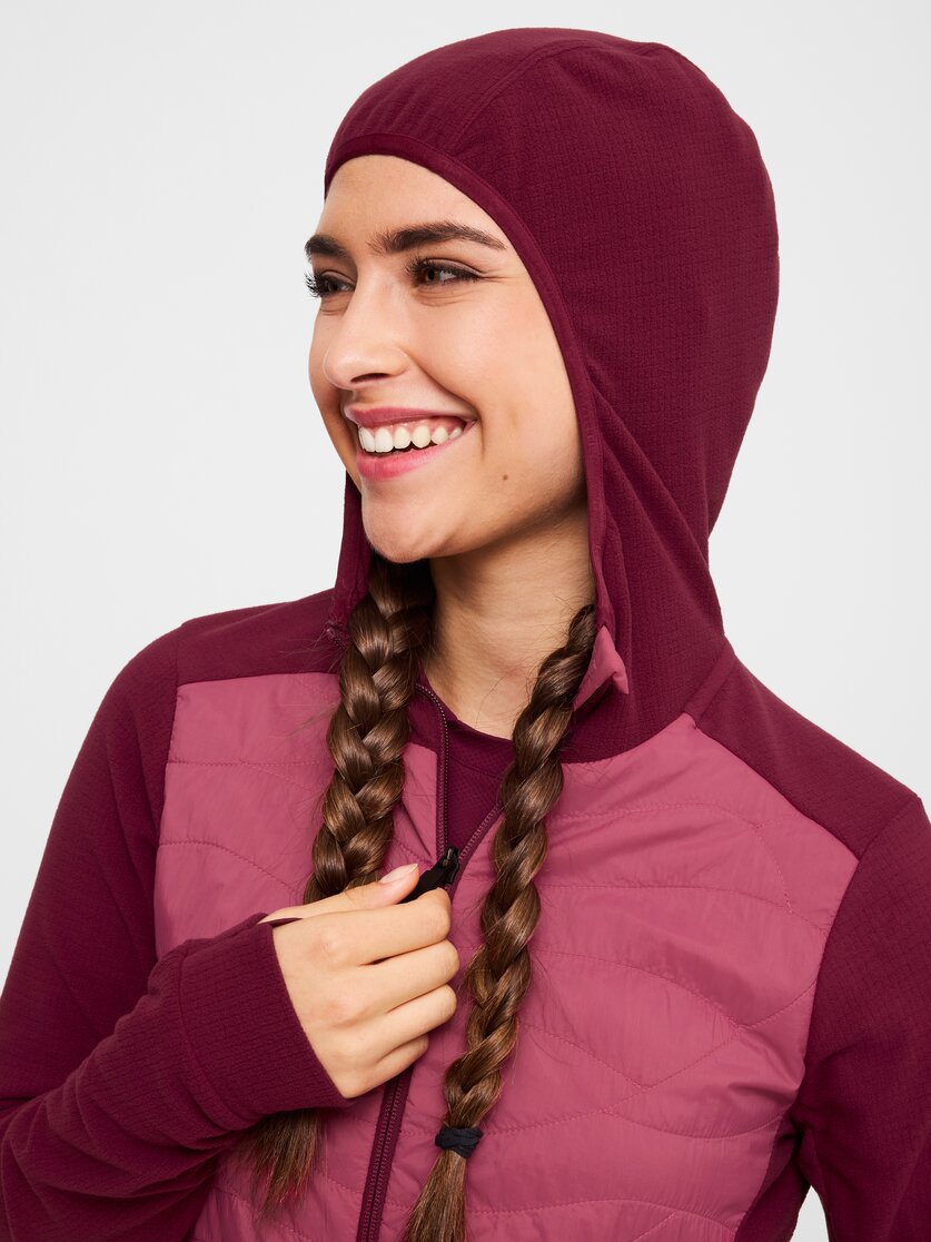 Martini Sportswear - Highventure IN Hybrid Hooded Jacket W  - Hybridjacken in black-granite - Detail 6 - Damen