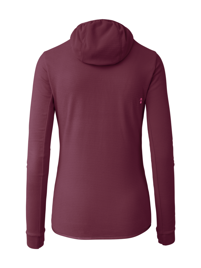 Martini Sportswear - Highventure IN Hybrid Hooded Jacket W  - Hybridjacken in plume-fuchsia - Rückansicht - Damen