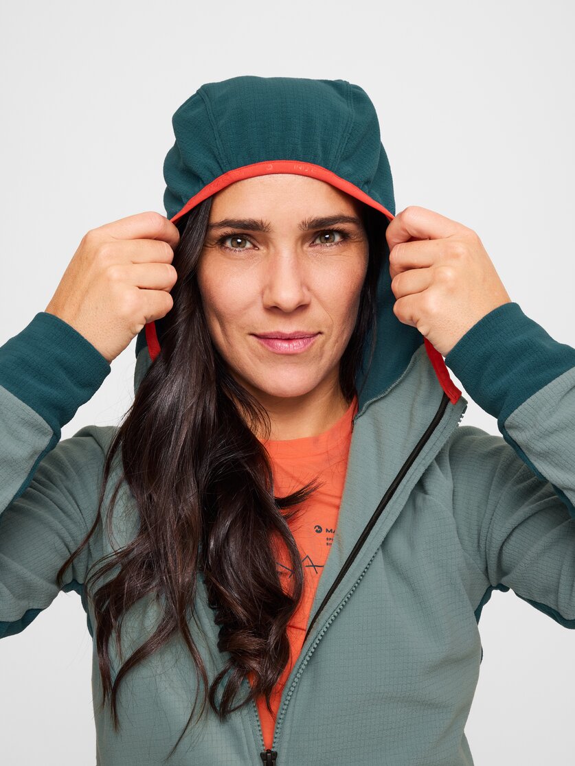 Martini Sportswear - Highventure ML Hooded Jacket W - Strati intermedi in granite-black - Dettaglio 5 - Donna
