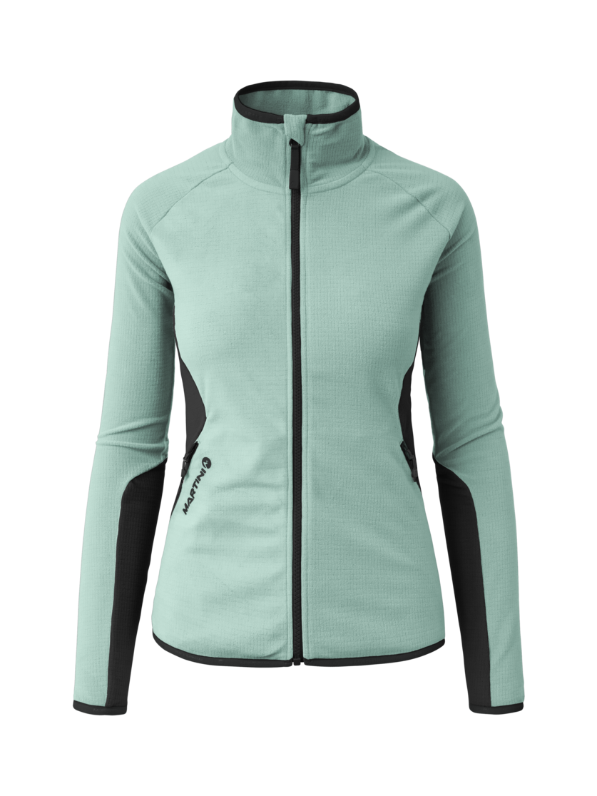 Martini Sportswear - Highventure ML Jacket W - Midlayers in ibiza blue-black - Vorderansicht - Damen