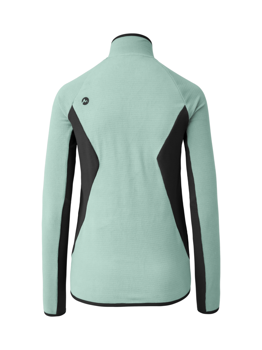 Martini Sportswear - Highventure ML Jacket W - Midlayers in ibiza blue-black - Rückansicht - Damen