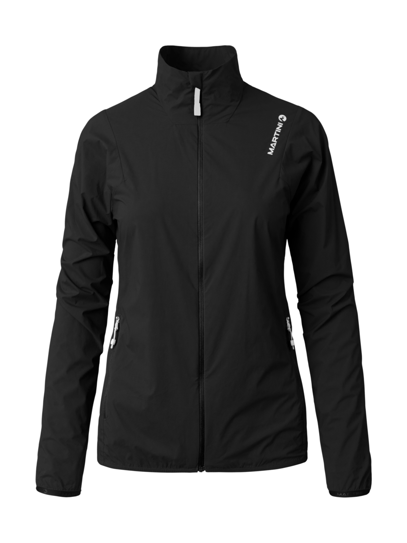 Martini Sportswear - Sunrise Windbreaker Jacket W - Windbreaker jackets in black - front view - Women