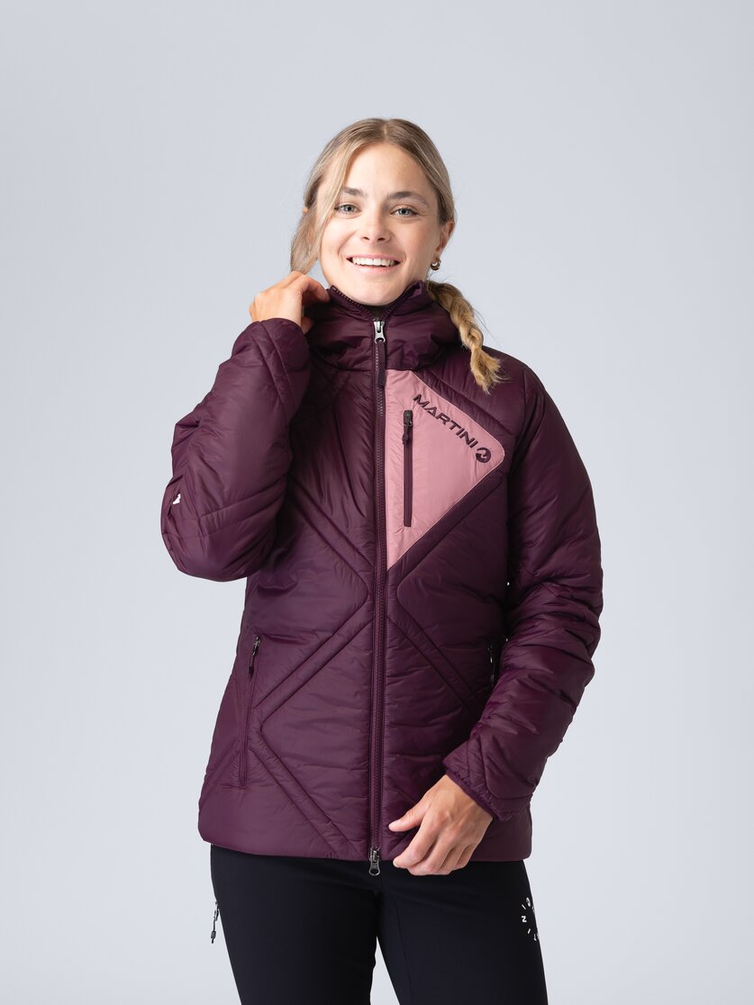 Martini Sportswear - Fullforce Padded Jacket G-LOFT® W - Primaloft & Gloft Jackets in seaport-scooter - front view model - Women