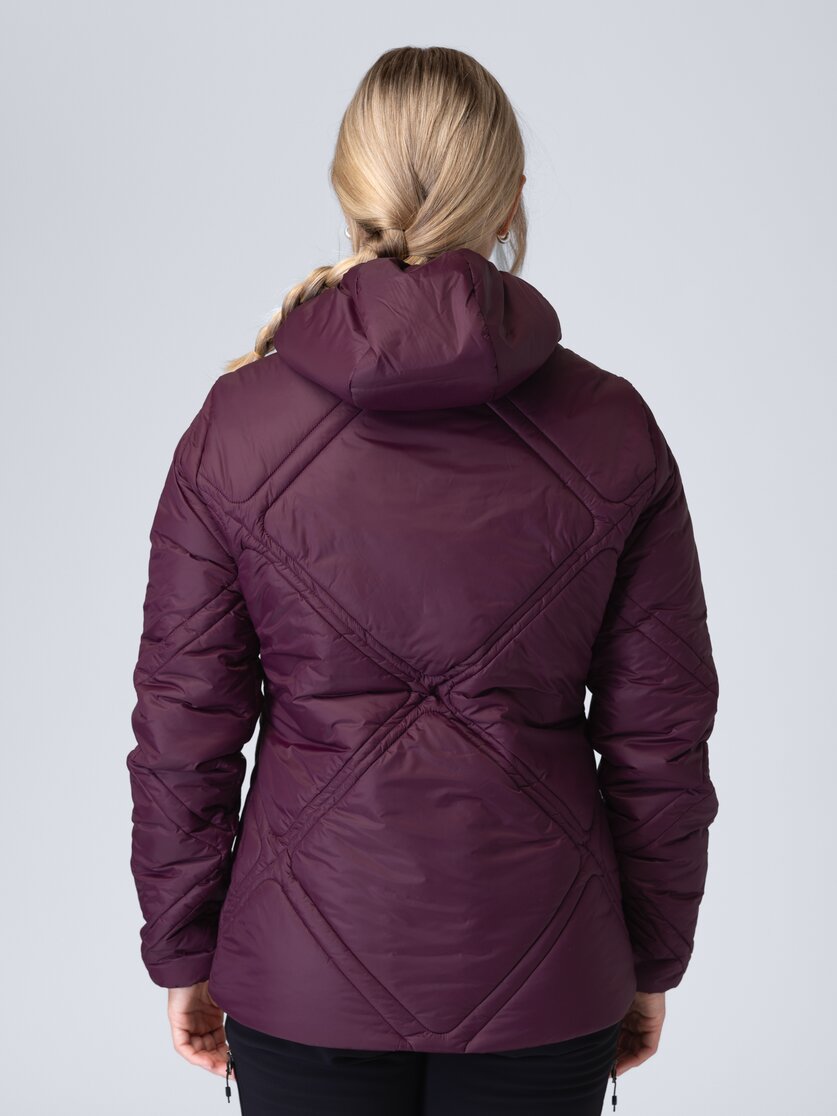 Martini Sportswear - Fullforce Padded Jacket G-LOFT® W - Primaloft & Gloft Jackets in seaport-scooter - rear view model - Women
