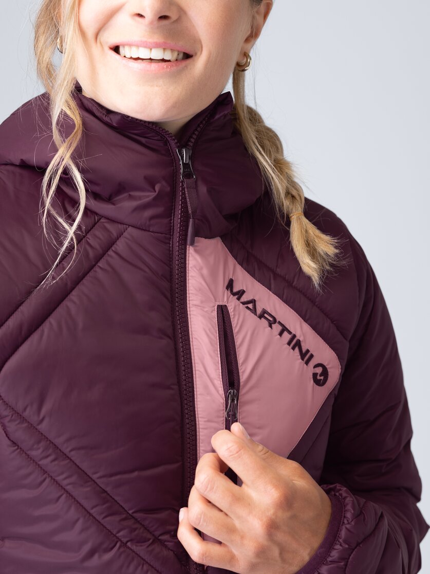 Martini Sportswear - Fullforce Padded Jacket G-LOFT® W - Primaloft & Gloft Jackets in seaport-scooter - Detail 4 - Women