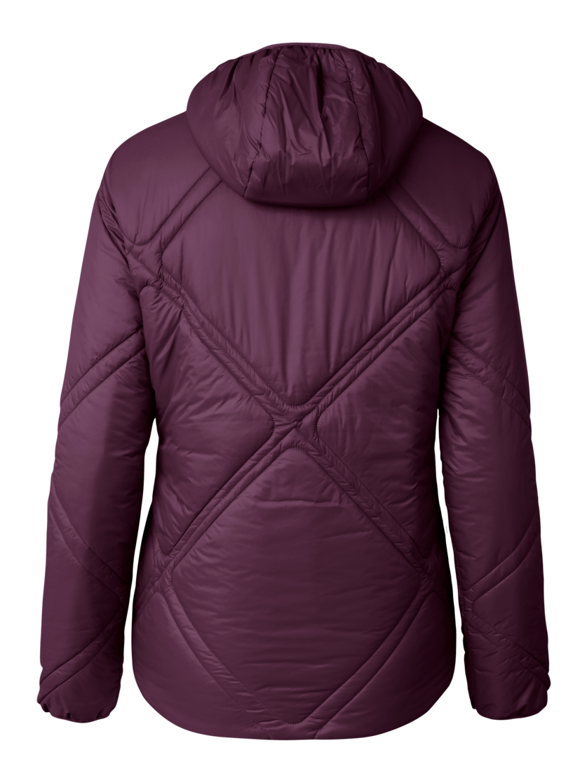 Martini Sportswear - Fullforce Padded Jacket G-LOFT® W - Primaloft & Gloft Jackets in fairy tale-primrose - rear view - Women