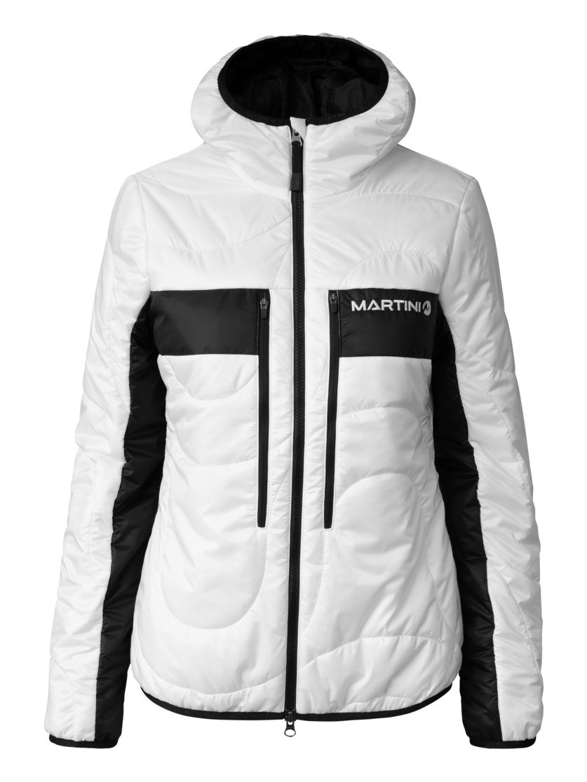 Martini Sportswear - Snowventure Padded Jacket Primaloft® W - Giacche Primaloft e Gloft in white-black - vista frontale - Donna