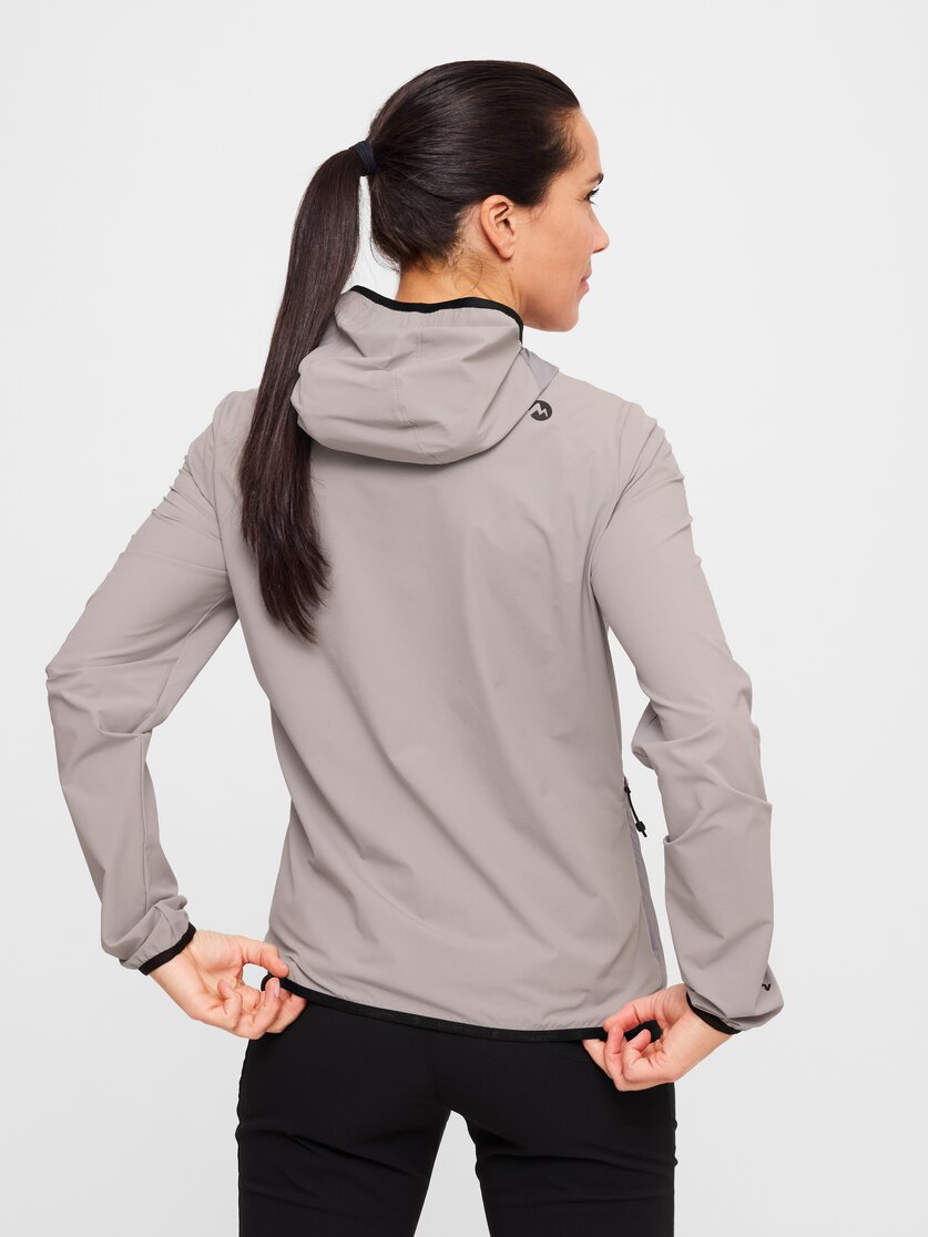 Martini Sportswear - Alpmate WB Hybrid Hooded Jacket W - Hybridjacken in black - Rückansicht Model - Damen
