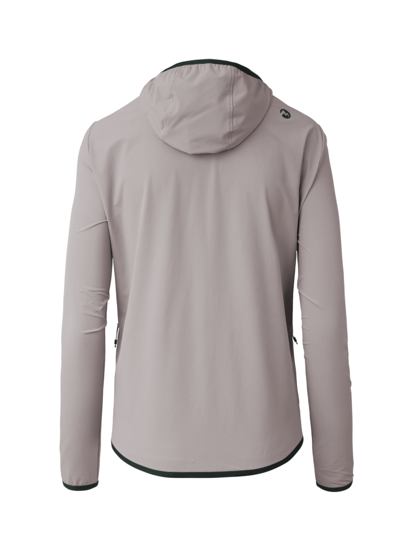 Martini Sportswear - Alpmate WB Hybrid Hooded Jacket W - Hybridjacken in ash - Rückansicht - Damen