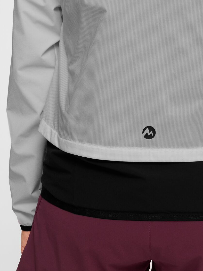 Martini Sportswear - Hillclimb WB Hybrid Hooded Jacket W - Hybridjacken in white-black - Detail 1 - Damen