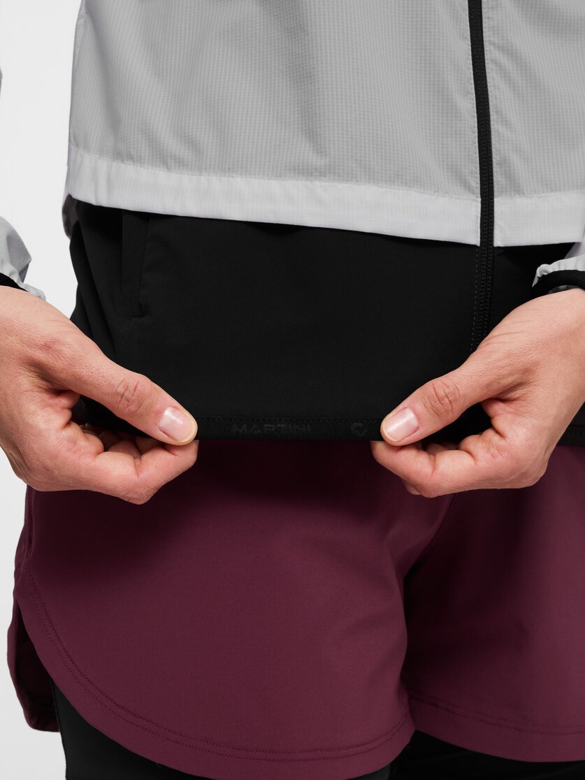 Martini Sportswear - Hillclimb WB Hybrid Hooded Jacket W - Hybridjacken in white-black - Detail 5 - Damen
