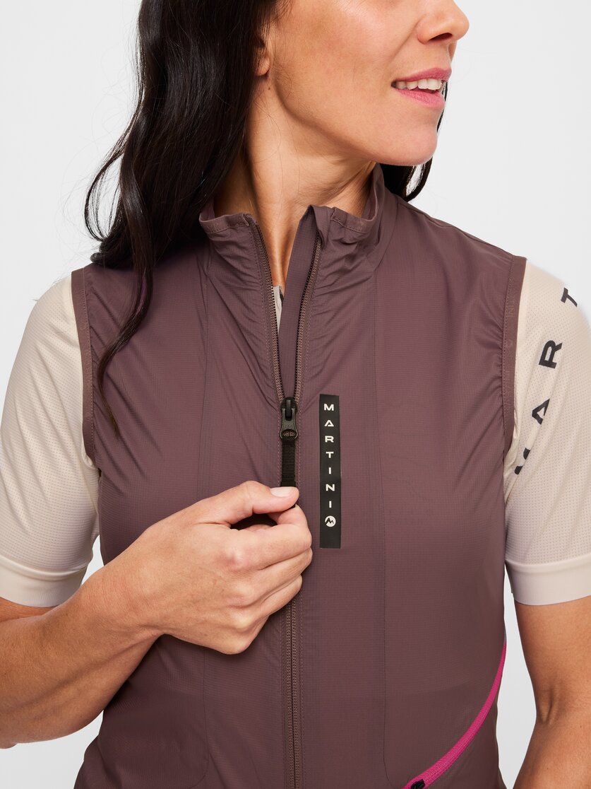 Martini Sportswear - Hillclimb WB Hybrid Vest W - Westen in black - Detail 1 - Damen