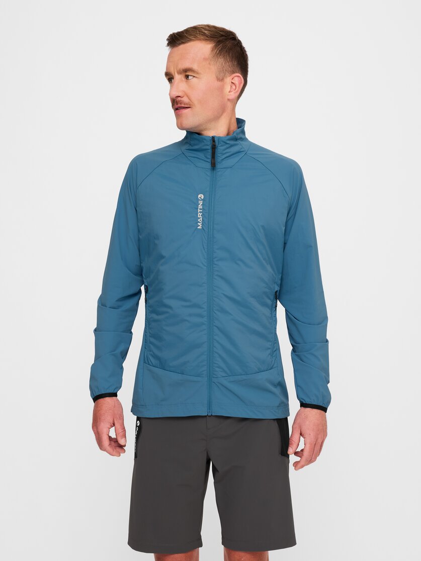 Martini Sportswear - Alpmate IN Hybrid Jacket M - Hybridjacken in true navy-limeskin - Vorderansicht Model - Herren