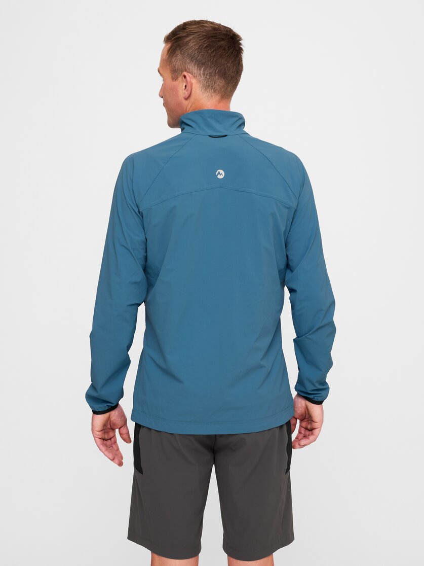 Martini Sportswear - Alpmate IN Hybrid Jacket M - Hybridjacken in true navy-limeskin - Rückansicht Model - Herren