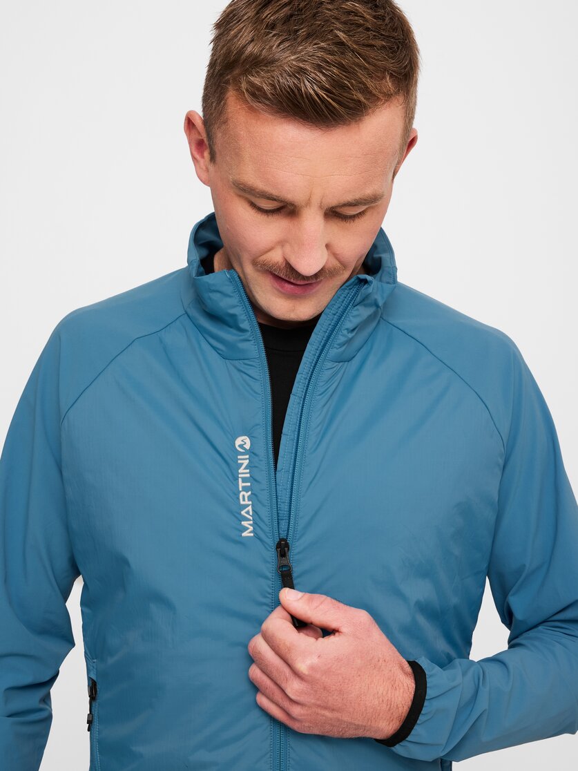 Martini Sportswear - Alpmate IN Hybrid Jacket M - Hybridjacken in true navy-limeskin - Detail 2 - Herren