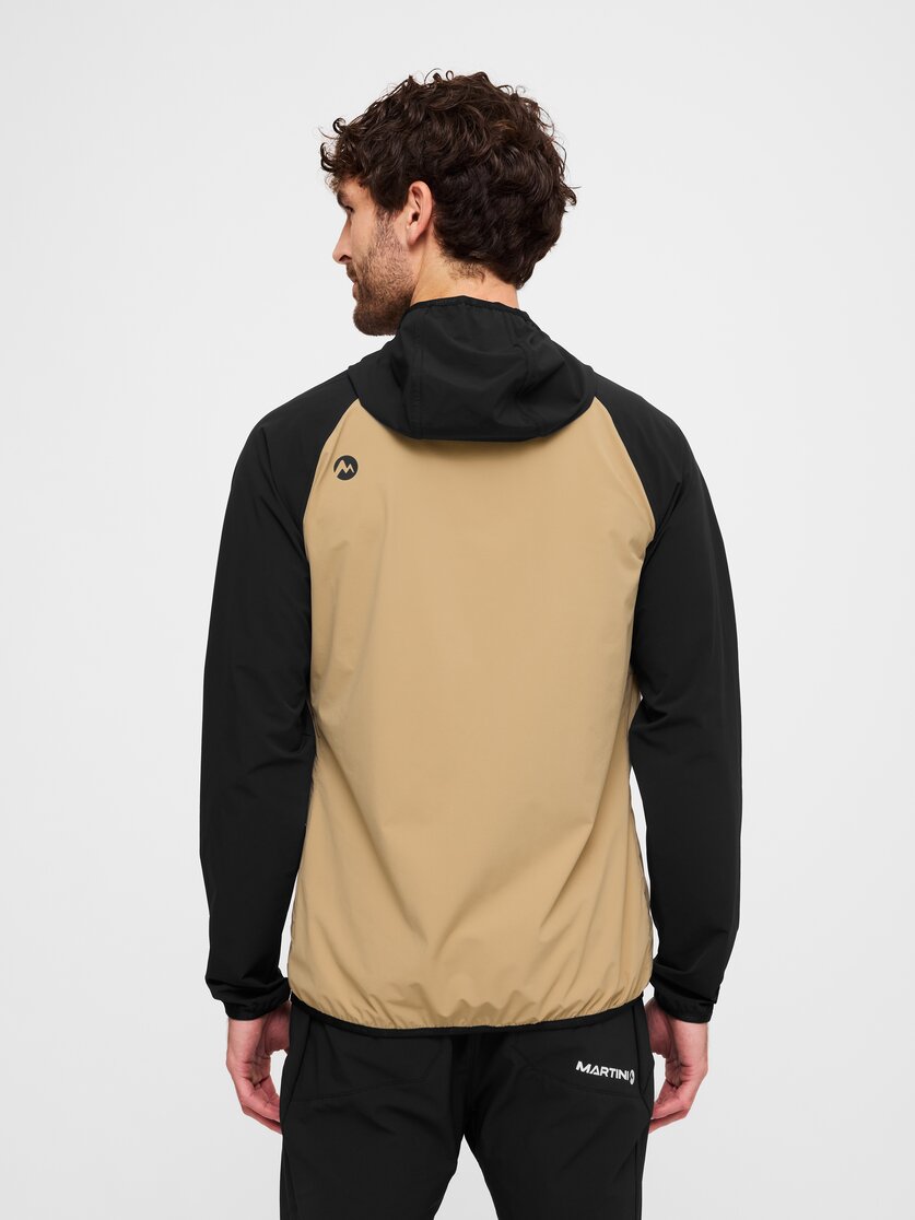 Martini Sportswear - Hillclimb WB Hybrid Hooded Jacket M - Hybridjacken in true navy-limeskin - Rückansicht Model - Herren