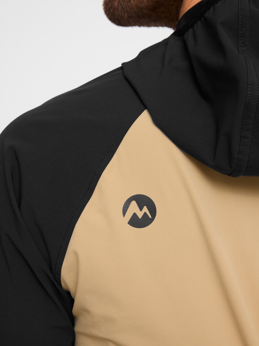 Martini Sportswear - Hillclimb WB Hybrid Hooded Jacket M - Hybridjacken in true navy-limeskin - Detail 1 - Herren