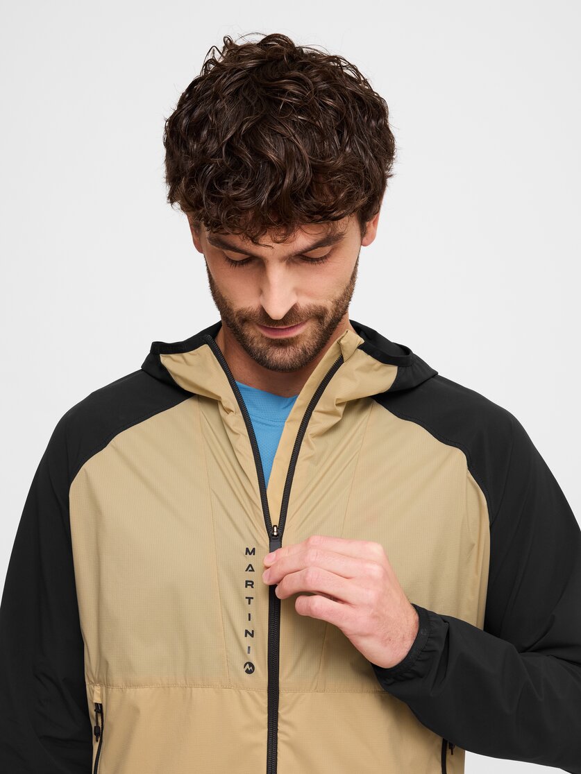 Martini Sportswear - Hillclimb WB Hybrid Hooded Jacket M - Hybridjacken in true navy-limeskin - Detail 2 - Herren