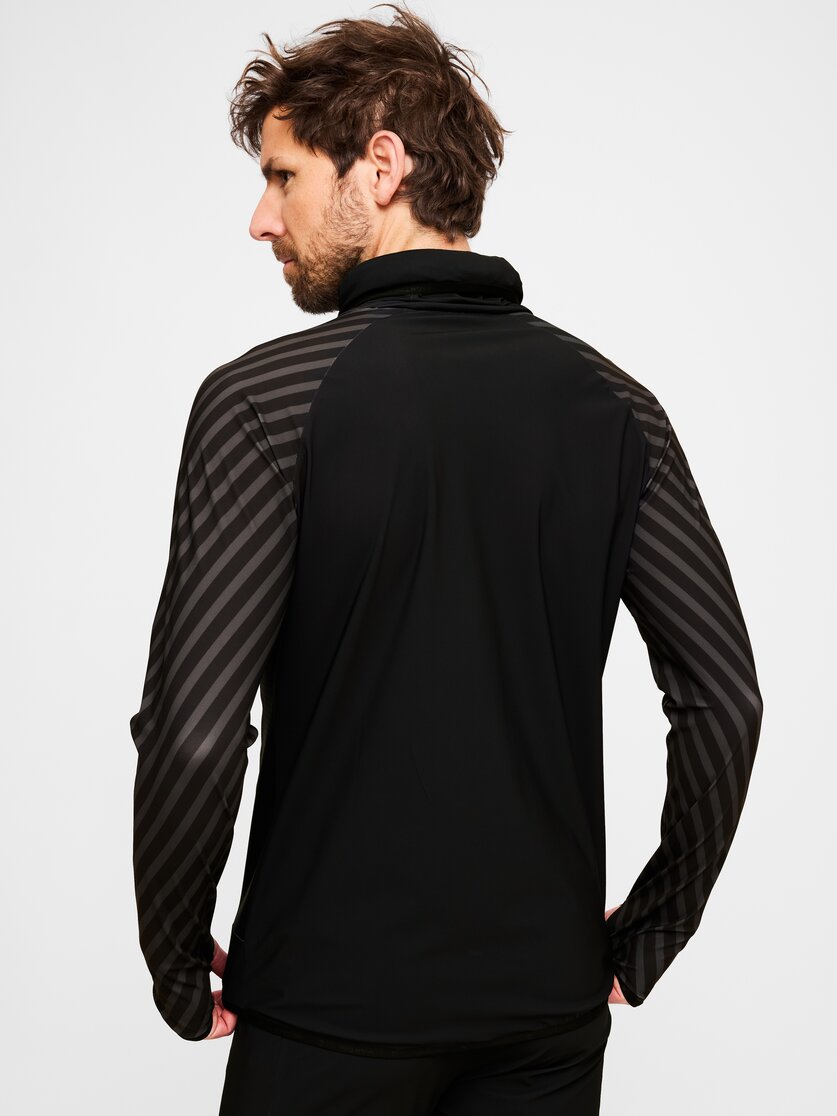 Martini Sportswear - Timebeat Midlayer Jacket Uni  - Rennanzug - Oberteile in granite-black - Rückansicht Model - Unisex