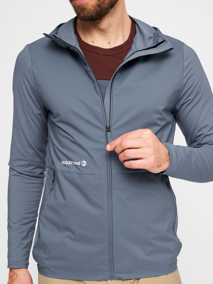 Martini Sportswear - Original Hybrid Windbreaker Jacket M - Windbreaker Jacken in moon - Detail 1 - Herren