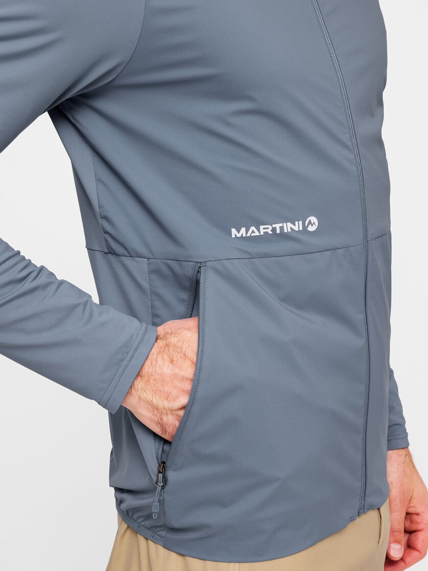 Martini Sportswear - Original Hybrid Windbreaker Jacket M - Windbreaker Jacken in moon - Detail 2 - Herren