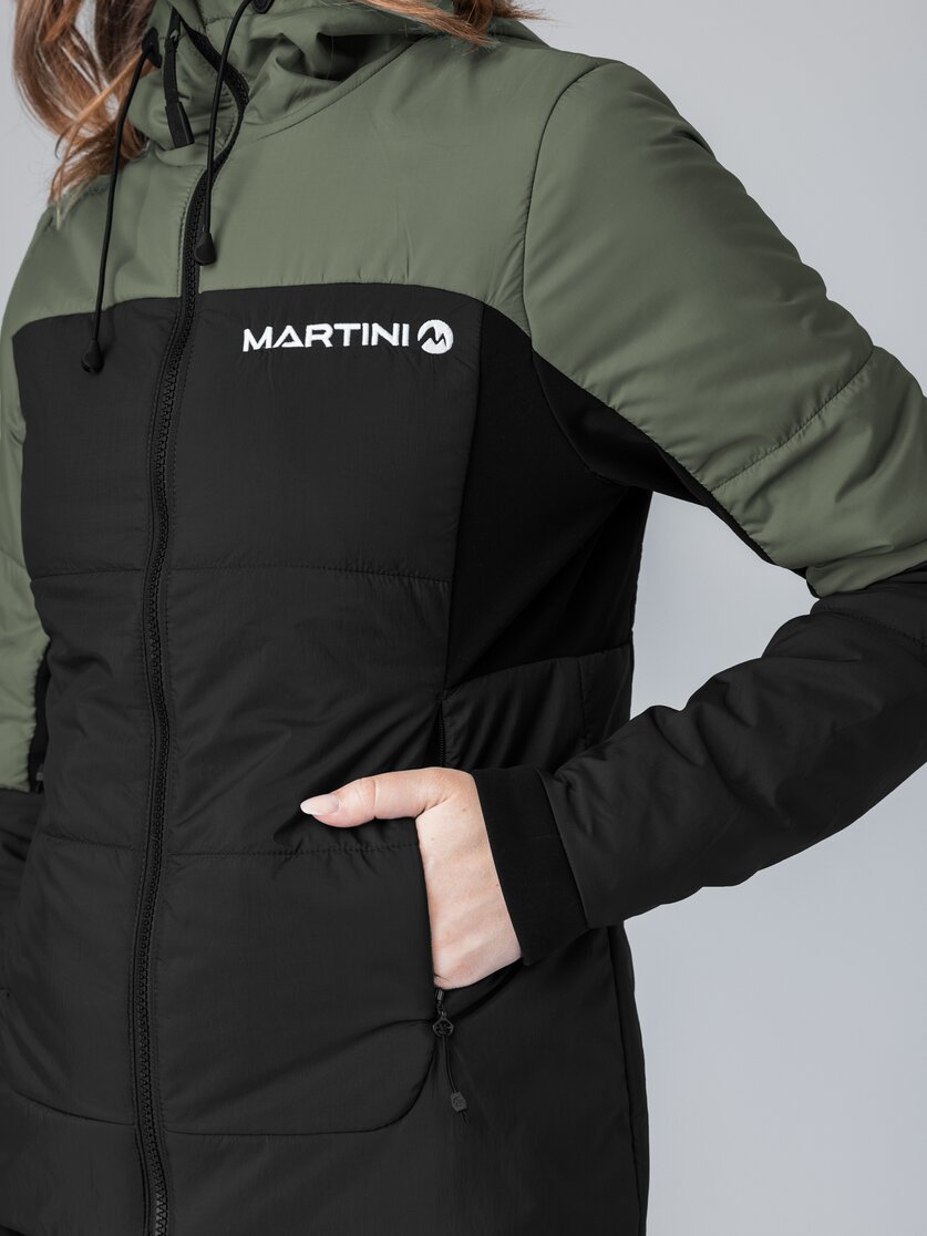 Martini Sportswear - Yalca Padded Jacket Primaloft® W - Giacche Primaloft e Gloft in black-mosstone - Dettaglio 2 - Donna