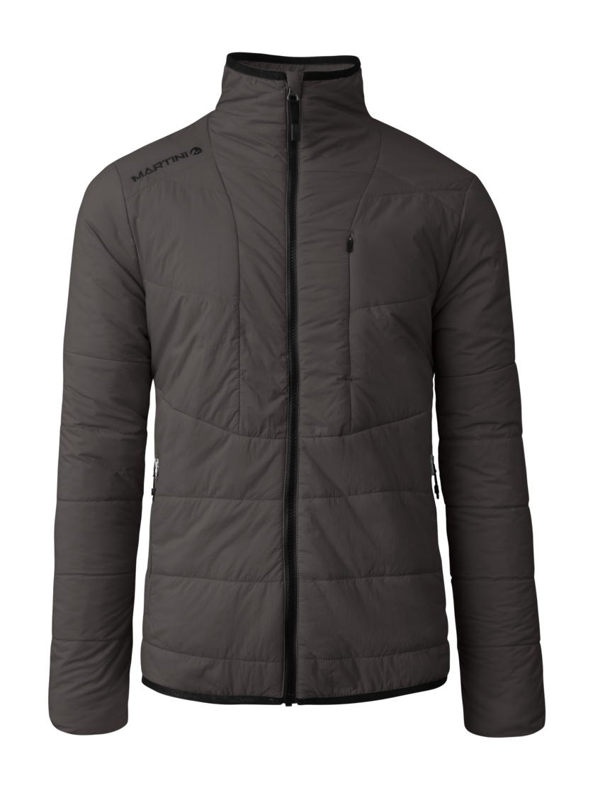 Martini Sportswear - Hillclimb Padded Jacket G-Loft® M - Primaloft & Gloft Jackets in steel - front view - Men