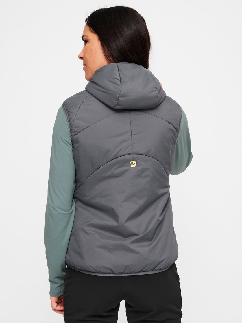 Martini Sportswear - Desire Padded Vest Primaloft®W - Westen in true navy-white - Rückansicht Model - Damen