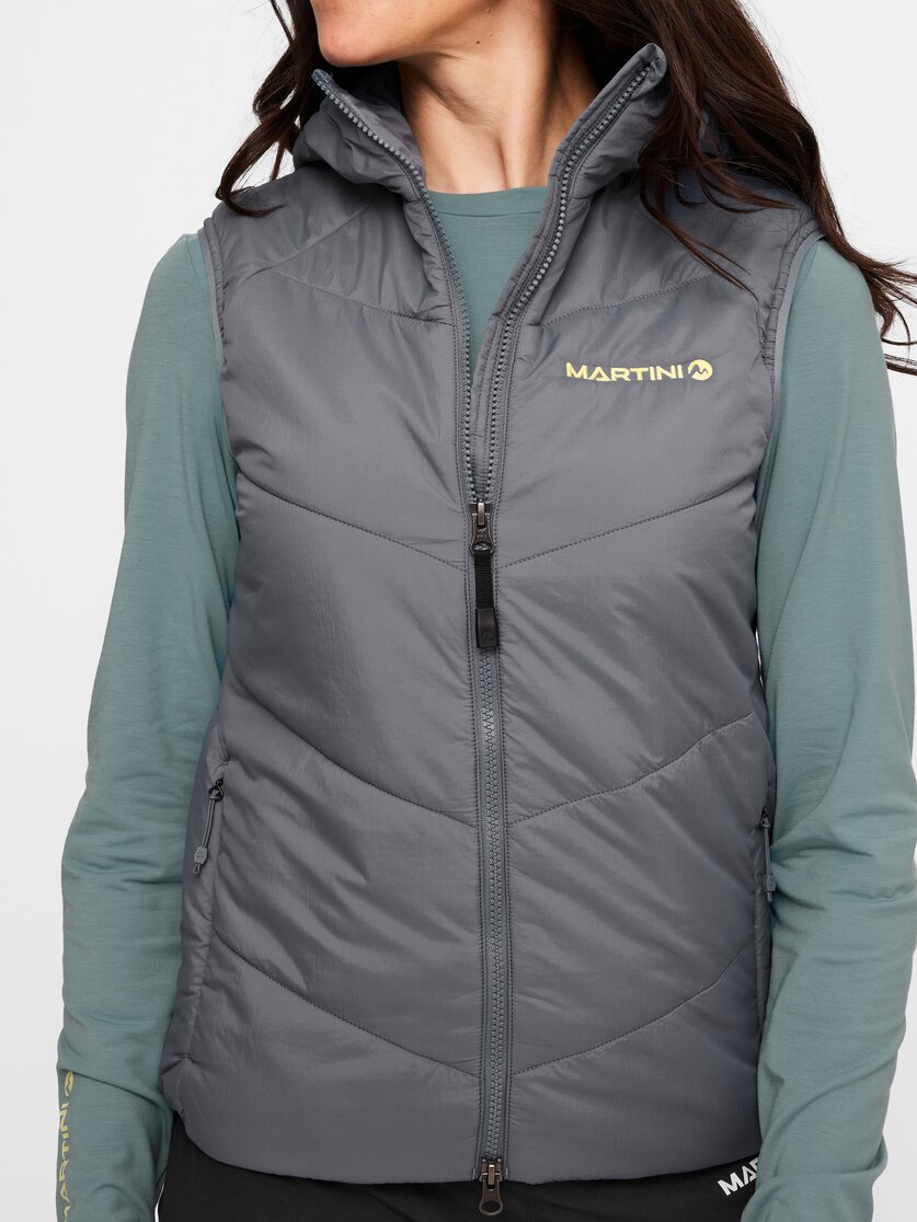 Martini Sportswear - Desire Padded Vest Primaloft®W - Westen in true navy-white - Detail 1 - Damen