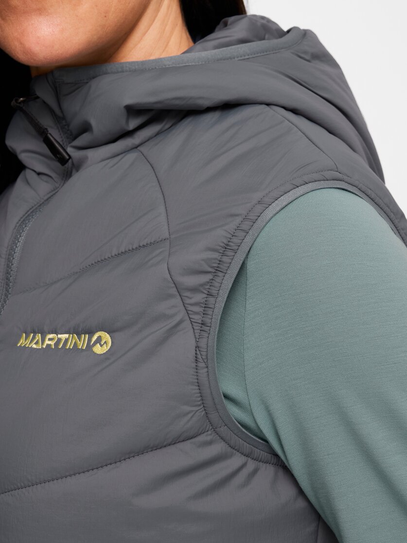 Martini Sportswear - Desire Padded Vest Primaloft®W - Westen in true navy-white - Detail 3 - Damen