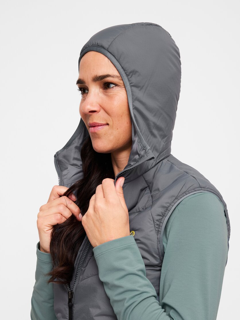 Martini Sportswear - Desire Padded Vest Primaloft®W - Westen in true navy-white - Detail 4 - Damen