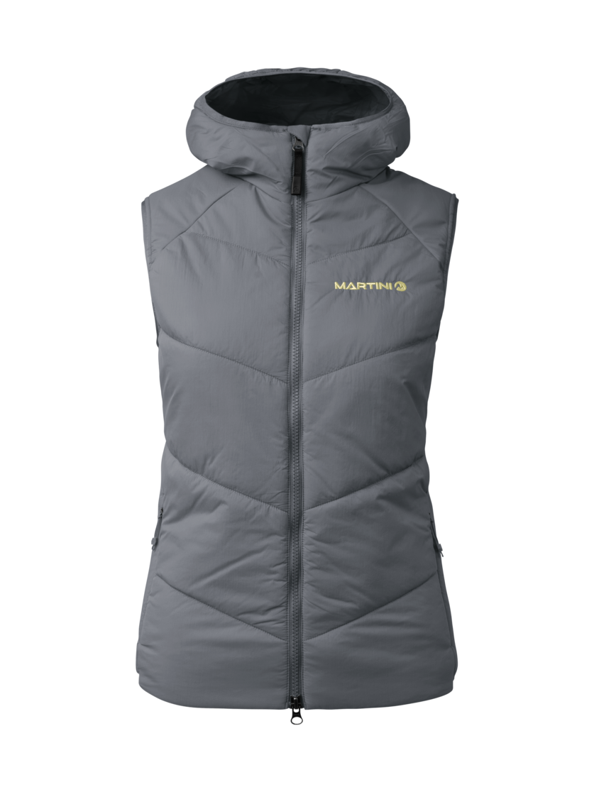 Martini Sportswear - Desire Padded Vest Primaloft®W - Westen in storm-butter cream - Vorderansicht - Damen