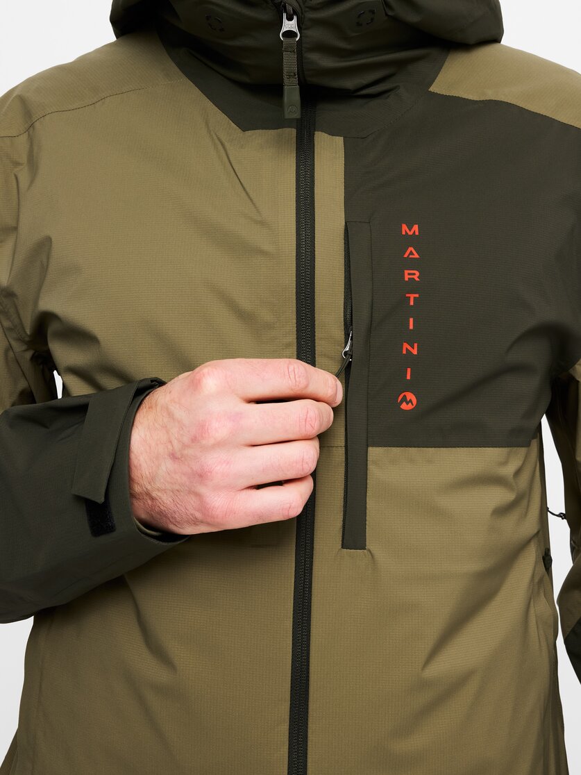 Martini Sportswear - Firstline 2,5L Jacket M - Hardshell Jacken in spanish green-olive - Detail 4 - Herren